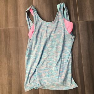 IVIVVA TANK WITH BUILT IN SPORTS BRA